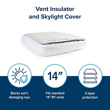 Camco RV Vent Insulator for Comfort-Boosting Travel