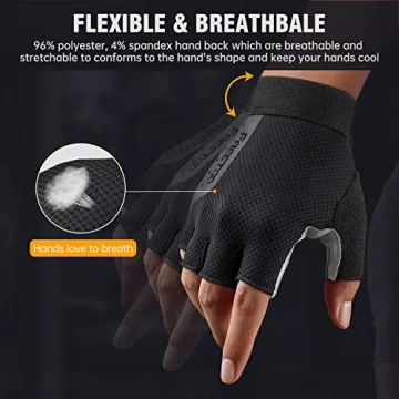 FREETOO Women's Workout Gloves - Breathable & Comfortable Fit