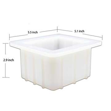 Mose Cafolo Premium Silicone Soap Molds - Durable, Easy to Clean, Multi-Purpose