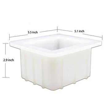 Mose Cafolo Premium Silicone Soap Molds - Durable, Easy to Clean, Multi-Purpose