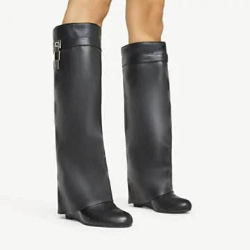 Stylish Yishaweiqi Wide-Calf Knee-High Boots for All Occasions