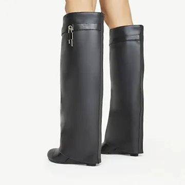 Stylish Yishaweiqi Wide-Calf Knee-High Boots for All Occasions
