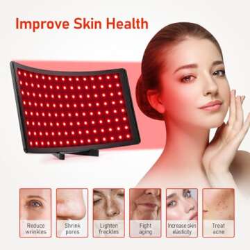 Viconor Red Light Therapy for Face,Red Light Therapy Lamp Back Relief Device,Infrared Light Therapy ...