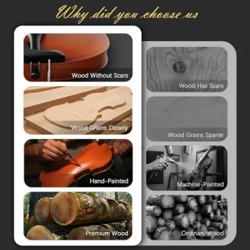 Beginner 1/8 Violin for Kids Age 4-5, Complete Set