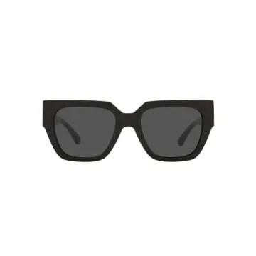 Versace Women's Black Sunglasses with Grey Lenses