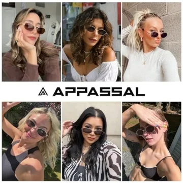 Trendy Appassal Retro Oval Sunglasses for Every Style