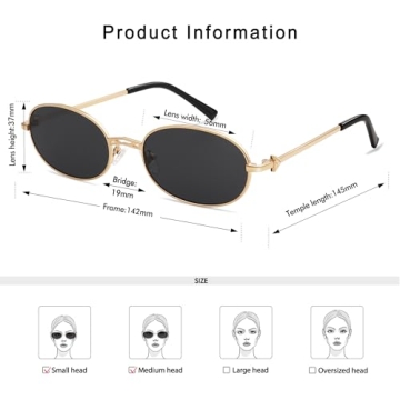 Trendy Appassal Retro Oval Sunglasses for Every Style