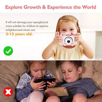 Kids Digital Camera - Unique Gift for Ages 3-9