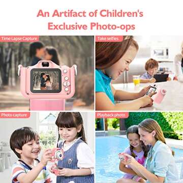Kids Digital Camera - Unique Gift for Ages 3-9