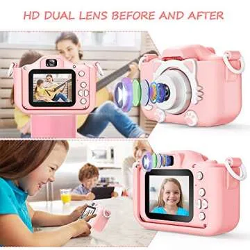 Kids Digital Camera - Unique Gift for Ages 3-9