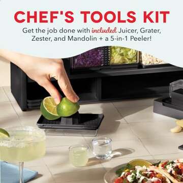 Prepdeck Gen 2 Recipe Prep & Storage Station for Efficient Cooking