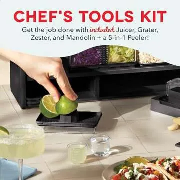 Prepdeck Gen 2 Recipe Prep & Storage Station for Efficient Cooking