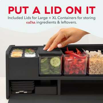 Prepdeck Gen 2 Recipe Prep & Storage Station for Efficient Cooking