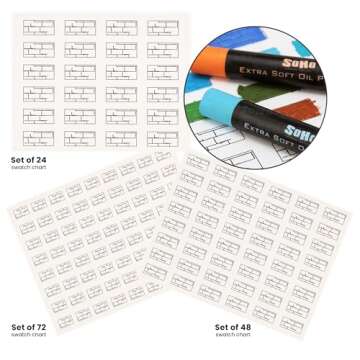 SoHo Urban Artist Oil Pastels Set - Blendable Vibrant Colors