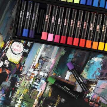 SoHo Urban Artist Oil Pastels Set - Blendable Vibrant Colors