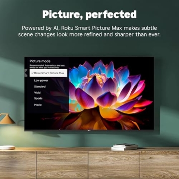 Roku Smart TV 2025 55-Inch QLED Stunning Picture & Sound
