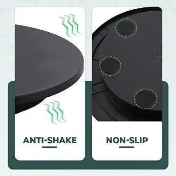 Flyrivergo 16.5-inch Photography Turntable for 360 Shots