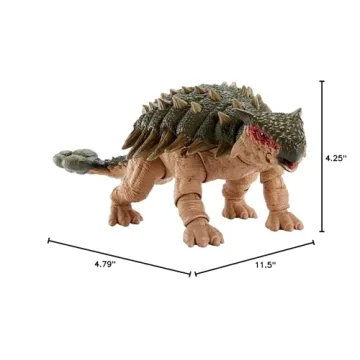 Ankylosaurus Mattel Jurassic World Collectible Action Figure