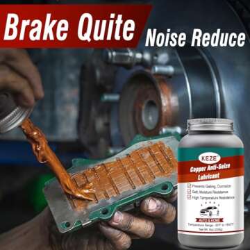 Keze Anti Seize Lubricant Copper Grease for Automotive Applications Solutions