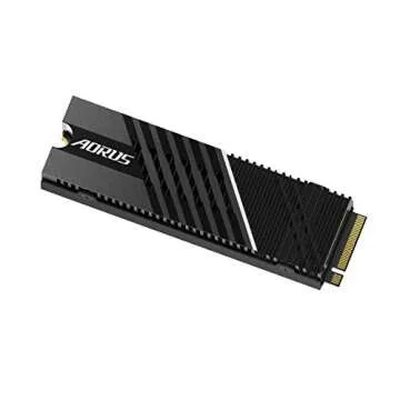 GIGABYTE AORUS Gen4 7000s SSD 1TB PCIe 4.0 NVMe M.2, Nanocarbon Coated Aluminum Heatsink, 3D TLC NAND, SSD GP-AG70S1TB