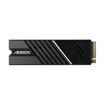 GIGABYTE AORUS Gen4 7000s SSD 1TB PCIe 4.0 NVMe M.2, Nanocarbon Coated Aluminum Heatsink, 3D TLC NAND, SSD GP-AG70S1TB