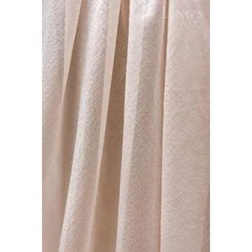 Ling's Moment 14Ft Nude Sheer Chiffon Like Table Runner with Silver Sparkle for Rustic Boho Wedding Party Bridal Baby Shower Decorations Birthday Party