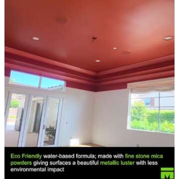 Meoded Paint & Plaster | Sapphire Metallic Paint | Interior & Exterior | Water Based Metallic Paint