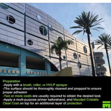 Meoded Paint & Plaster | Sapphire Metallic Paint | Interior & Exterior | Water Based Metallic Paint