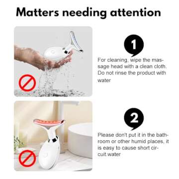 Neck Face Massager Face Sculpting Tool 3 Colour Modes and Vibration for Facial Massager for Double Chin