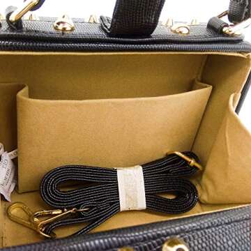 Boutique De FGG All I Need Is LOVE and WIFI Women's White Shoulder Handbags Rivets Flower Crossbody Bag Flower Clutch Totes