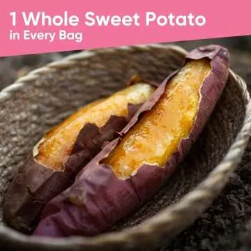 Yammy Dried Sweet Potato Sticks (Pack of 18), 1 Ingredient Superfood Snack, Healthy, 3g Protein, Asian Korean Chinese Japanese Food, Individually Wrapped Snacks For Humans, People, Gluten Free, Vegan