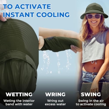 Sukeen 2-in-1 Cooling Visor Cap for Sun Protection