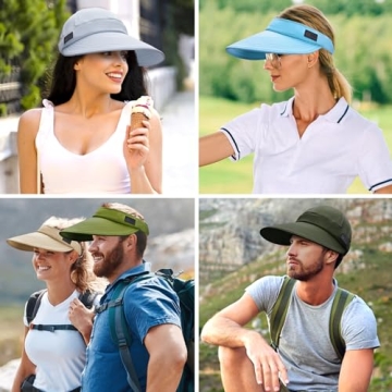 Sukeen 2-in-1 Cooling Visor Cap for Sun Protection