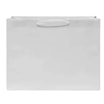 Prime Line Packaging Large White Gift Bags - 25 Pack
