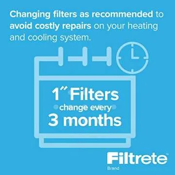 Filtrete 20x30x1 Air Filter, MPR 600, MERV 7, Clean Living Dust Reduction 3-Month Pleated 1-Inch Air Filters, 6 Filters