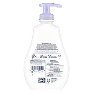 Baby Dove Sensitive Skin Care Baby Wash Calming Moisture For a Calming Bath Wash Hypoallergenic and Tear-Free, Washes Away Bacteria 13 oz