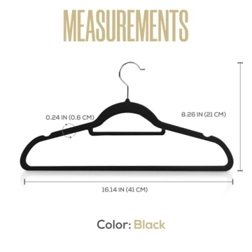 Utopia Home Velvet Hangers - Non-Slip Wardrobe Solution