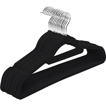 Utopia Home Velvet Hangers - Non-Slip Wardrobe Solution