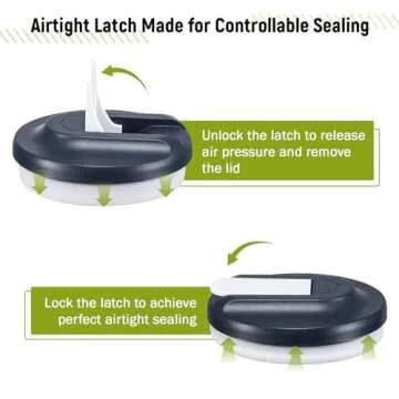 68 Oz Seal Pitcher With Lid and Spout, Large Iced Tea Pitcher for Fridge, Wide Mouth Glass Jar Container for Homemade Juice & Iced Tea, Iced Coffee, and Drinks