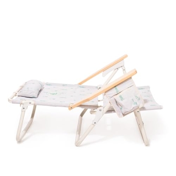 Lightweight Portable Beach Chair with Cooler Pocket