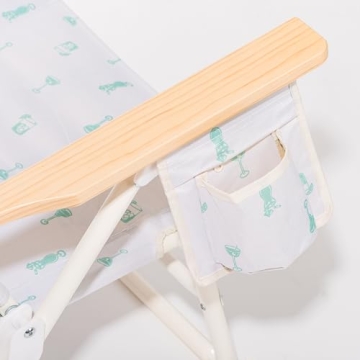 Lightweight Portable Beach Chair with Cooler Pocket