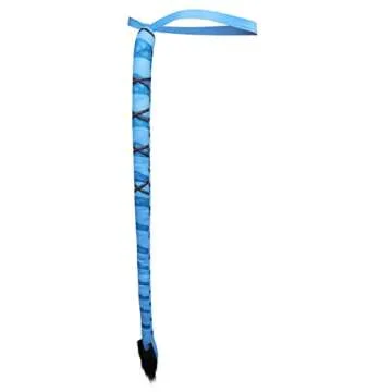 Gosbeliy Blue Tail Costume Tail for Cosplay and Halloween