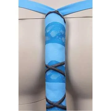 Gosbeliy Blue Tail Costume Tail for Cosplay and Halloween