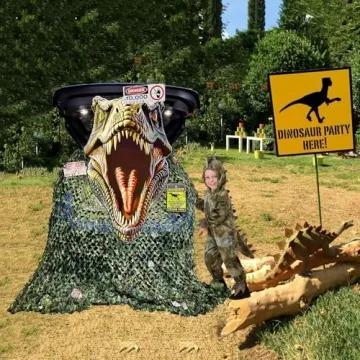 Dinosaur Monster Car Archway for Halloween Events