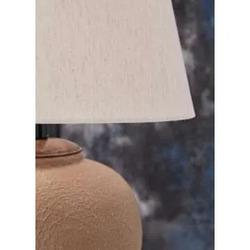 Scantor Metal Table Lamp with Texture and Style