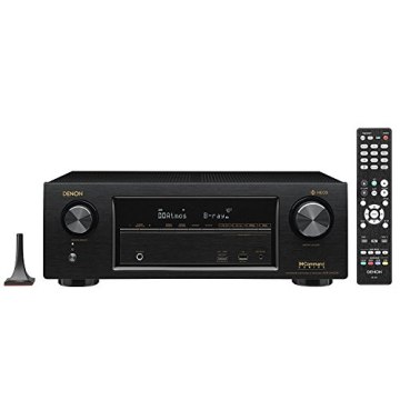 Denon AVR-X1600H 7.2CH 80W 4K Ultra HD AV Receiver with 3D Audio, Alexa Voice Control and HEOS Wirel...
