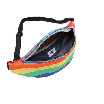 Rainbow Fanny Pack for Festivals and Everyday Use