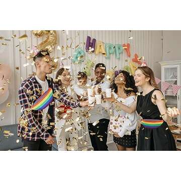 Rainbow Fanny Pack for Festivals and Everyday Use