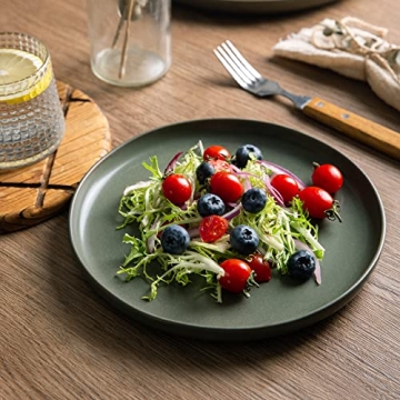 AmorArc Ceramic Dinner Salad Plates Set Elegant Durable Safe