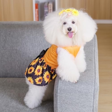 CuteBone Dog Dress Mesh for Small Dogs - Summer Fashion